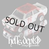 画像: HELLS DEPT 2024 - DOUBLE LOSER[S] 【"Build For Speed" ABARTH 131 (カスタム完成品）】WHITE-RED/RR （送料サービス適用外）