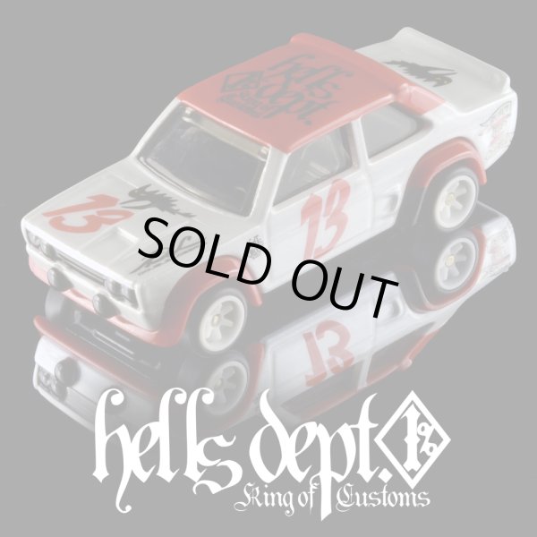 画像1: HELLS DEPT 2024 - DOUBLE LOSER[S] 【"Build For Speed" ABARTH 131 (カスタム完成品）】WHITE-RED/RR （送料サービス適用外）