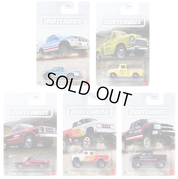 画像1: 2024 MATCHBOX【トラックシリーズ (10個入り)】'95 日産 ハードボディ (D21)/'57 GMC ステップサイド/1977 フォード クーリエ トラック/1968 ダッジ D200/シボレー　シルバラード 4X4