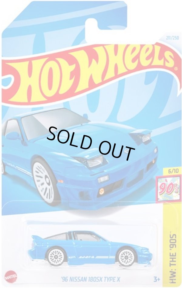 画像1:  【'96 日産 180SX タイプX (国内流通版/裏面日本語)】BLUE