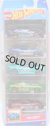 画像: 【US版】2024 5PACK 【HW DRIFT】Nissan Silvia (S15) / '17 Camaro ZL1 / Bullet Proof / '13 Ford Mustang GT / Custom '18 Ford Mustang GT（予約不可）