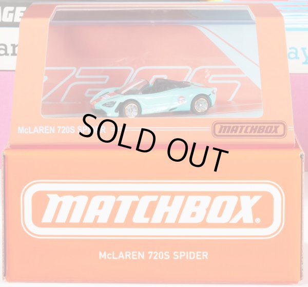 画像1: 2024 MATTEL CREATIONS EXCLUSIVE 【"GULF" McLAREN 720S SPIDER】LT.BLUE/RR (予約不可）