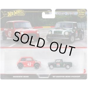 画像: 2025 HW CAR CULTURE "PREMIUM 2PACK" 【モーリス ミニ/'67 オースチン ミニ ピックアップ】RED/DK.GREEN/RR