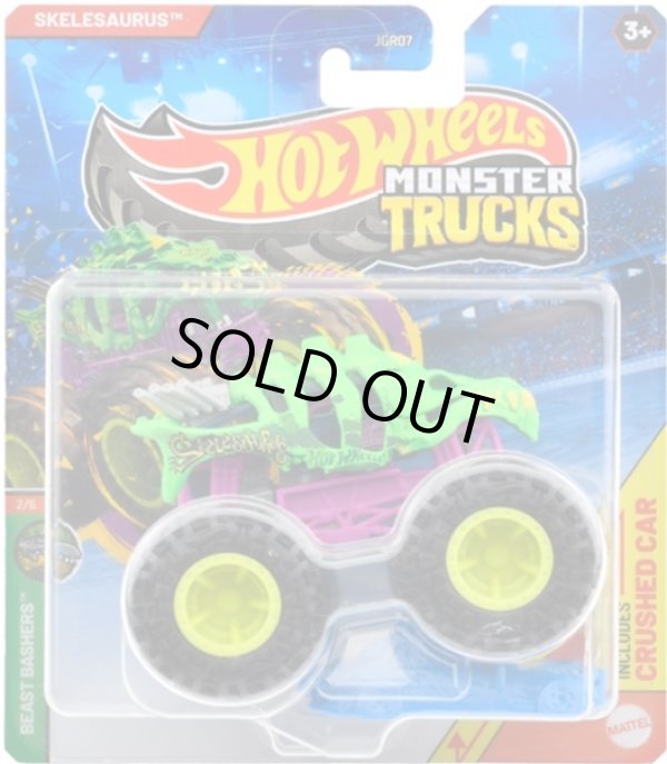 画像1: 【仮予約】PRE-ORDER - 2025 HW MONSTER TRUCKS! 【スケルサウルス】LT.GREEN(2025年4月中旬入荷予定）