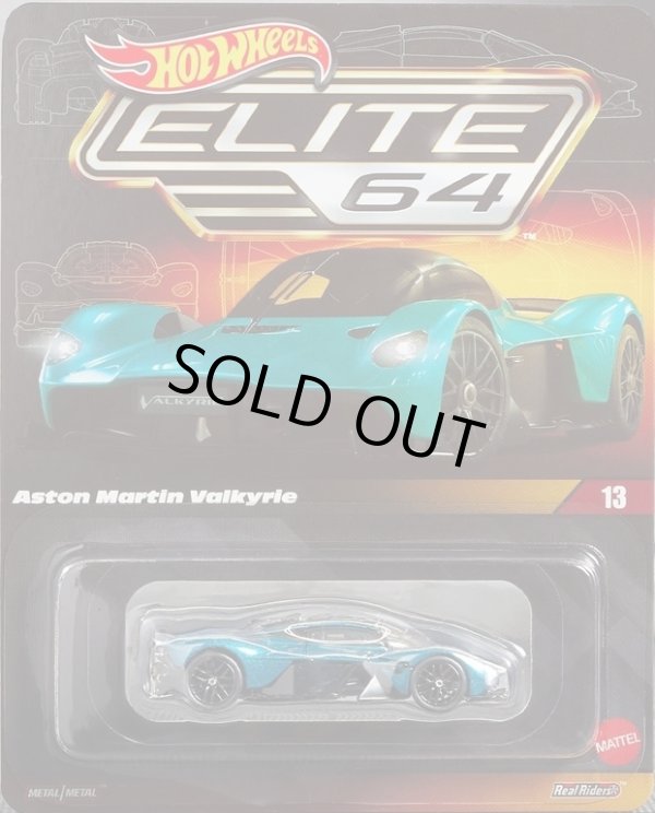 画像1: 2025 RLC EXCLUSIVE "ELITE 64" 【ASTON MARTIN VALKYRIE (ガルウイング開閉)】MET.TEAL/RR