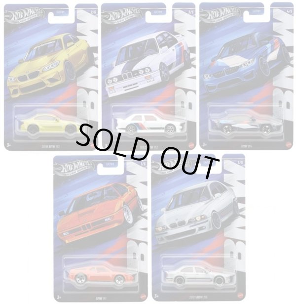 画像1: 【仮予約】PRE-ORDER - 2025 HW セレブレーション【BMW Mシリーズ 5種セット】2016 BMW M2/1992 BMW M3/BMW M4/BMW M1/2001 BMW M5(2025年5月上旬入荷予定）