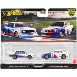 画像: 2025 HW CAR CULTURE "PREMIUM 2PACK" 【BMW 320 グループ5/2001 BMW M3 GTR】WHITE/RR