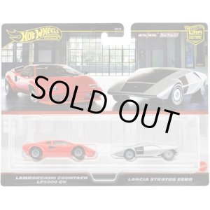 画像: 【仮予約】PRE-ORDER - 2025 HW CAR CULTURE "PREMIUM 2PACK" 【ランボルギーニ カウンタック LP5000 QV/ランチア ストラトス ゼロ】RED/SILVER/RR(2025年5月末入荷予定）(ショートした場合は先着順となります）