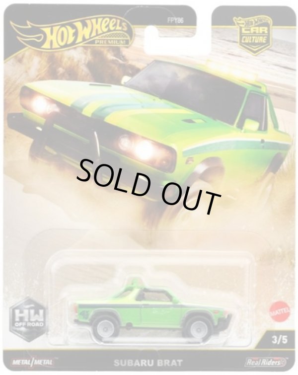 画像1: 【仮予約】PRE-ORDER - 2025 HW CAR CULTURE "HW オフロード" 【スバル ブラット】LT.GREEN/RR (2025年5月末入荷予定）