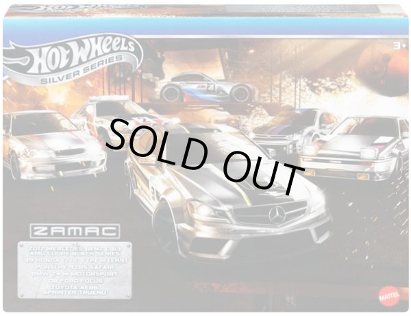画像2: 【仮予約】PRE-ORDER - 2025【HW ザマック　マルチパック】トヨタ AE86 スプリンタートレノ/'99 ホンダ シビック タイプR (EK9)/'08 フォード フォーカス/BMW Z4 M モータースポーツ/ポルシェ 928S サファリ/2012 メルセデス・ベンツ C 63 AMG クーペ ブラック・シリーズ (2025年6月上旬入荷予定）