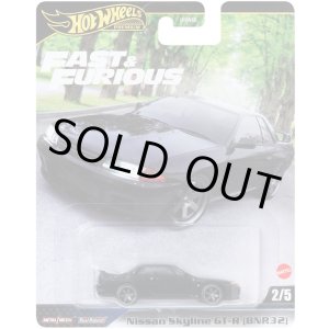 画像: 2025 HW FAST & FURIOUS (ワイルド・スピード) 【日産 スカイライン GT-R (BNR32)】BLACK/RR