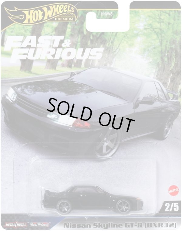 画像1: 2025 HW FAST & FURIOUS (ワイルド・スピード) 【日産 スカイライン GT-R (BNR32)】BLACK/RR