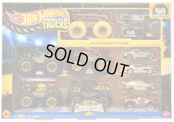 画像1: 【仮予約】PRE-ORDER - 2025 HW MONSTER TRUCKS! 【ビッグフット トロフィーチャンピオンコレクションセット】(2025年6月下旬入荷予定）(お取り置き不可)