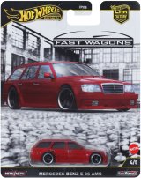 画像: 2025 HW CAR CULTURE "ファスト・ワゴン" 【メルセデス・ベンツ E 36 AMG】DK.RED/RR