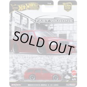 画像: 【仮予約】PRE-ORDER - 2025 HW CAR CULTURE "ファスト・ワゴン" 【メルセデス・ベンツ E 36 AMG】DK.RED/RR (2025年6月下旬(2)入荷予定）