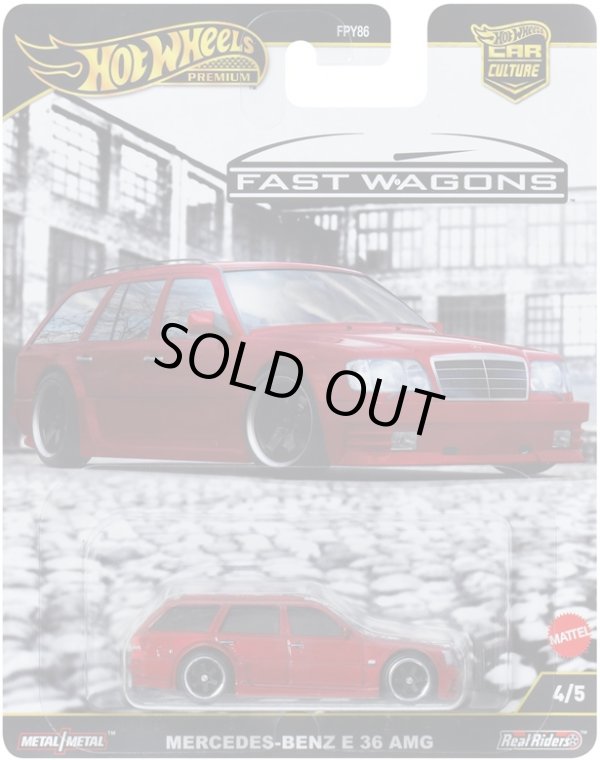 画像1: 【仮予約】PRE-ORDER - 2025 HW CAR CULTURE "ファスト・ワゴン" 【メルセデス・ベンツ E 36 AMG】DK.RED/RR (2025年6月下旬(2)入荷予定）