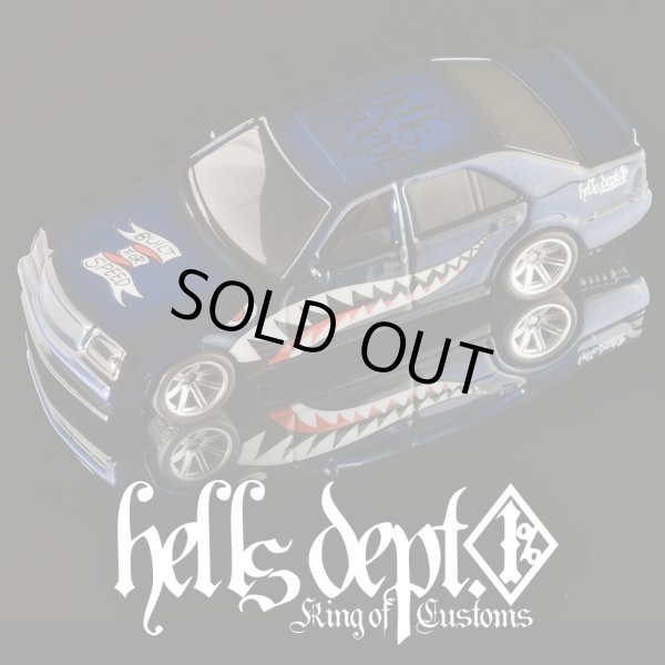 画像1: HELLS DEPT 2025 - DOUBLE LOSER[S] 【Sharkmouth Benz 500SEL (カスタム完成品）】NAVY/RR （送料サービス適用外）