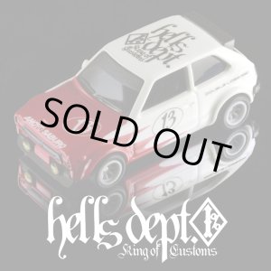 画像: HELLS DEPT 2025 - DOUBLE LOSER[S] 【Scallop Honda Civic(カスタム完成品）】WHITE-RED/RR （送料サービス適用外）