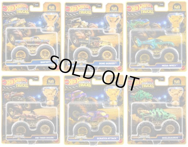 画像1: 【仮予約】PRE-ORDER - 2025 HW MONSTER TRUCKS! 【トロフィーチャンピオン Cアソート (6個入り）】(2025年7月中旬入荷予定）