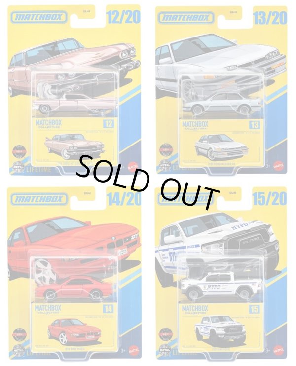 画像1: 【仮予約】PRE-ORDER - 2025 MATCHBOX COLLECTORS【"C"アソート 4種セット】1959 キャデラック クーペ・ドゥビル/1959 ホンダ アコード CB/1994 BMW 850CSi/2020 ラム・レベル(2025年7月下旬入荷予定）