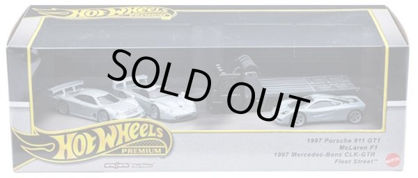 画像1: 2025 HW PREMIUM COLLECTOR SET 【90s Le Mans "Holy Trinity"】1997 Mercedes-Benz CLK-GTR/1997 Porsche 911 GT1/McLaren F1/Fleet Street