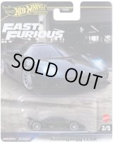画像: 【仮予約】PRE-ORDER - 2025 HW FAST & FURIOUS (ワイルド・スピード) 【ケーニグセグ CCXR】BLACK/RR(2025年8月下旬入荷予定）