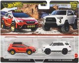 画像: 【仮予約】PRE-ORDER - 2025 HW CAR CULTURE "PREMIUM 2PACK" 【スバル クロストレック / 2018 トヨタ 4ランナー】RED/WHITE/RR(2025年8月下旬入荷予定）(ショートした場合は先着順となります）