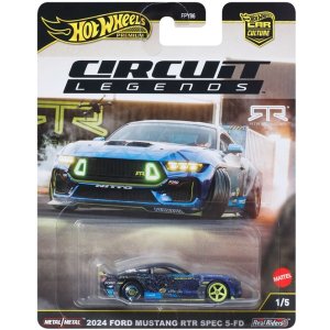 画像: 【仮予約】PRE-ORDER - 2025 HW CAR CULTURE "サーキット レジェンズ" 【2024 フォード マスタング RTR スペック5-FD】BLUE/RR(2025年8月末入荷予定）
