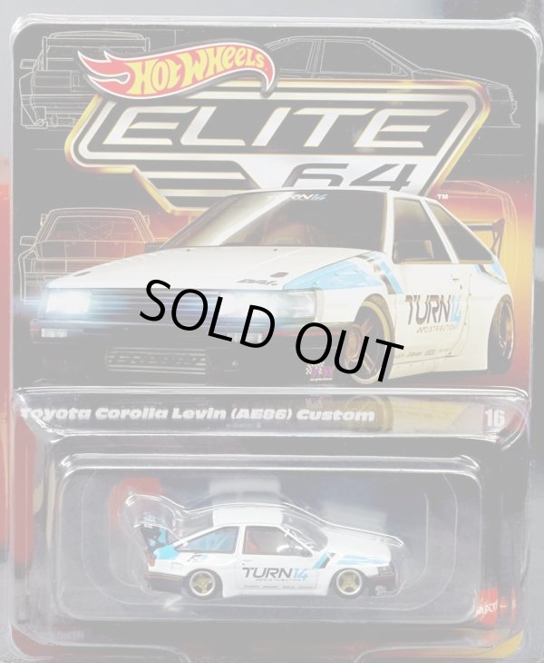 画像1: 2025 RLC EXCLUSIVE "ELITE 64" 【TOYOTA COROLLA LEVIN (AE86) CUSTOM】WHITE/RR