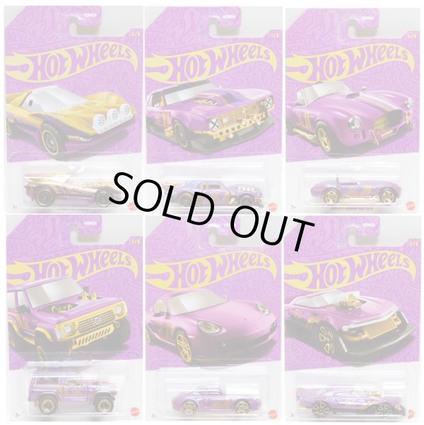 画像1: 【US版】2025 HW 57TH ANNIVERSARY PEARL & CHROME SERIES2【6種セット(CHASE入り)】RALLY SPECIALE/NISSAN PATROL CUSTOM/CUSTOM '68 CAMARO/SHELBY COBRA 427 S/C/PORSCHE CAYMAN S/MAD SPEEDER (予約不可)