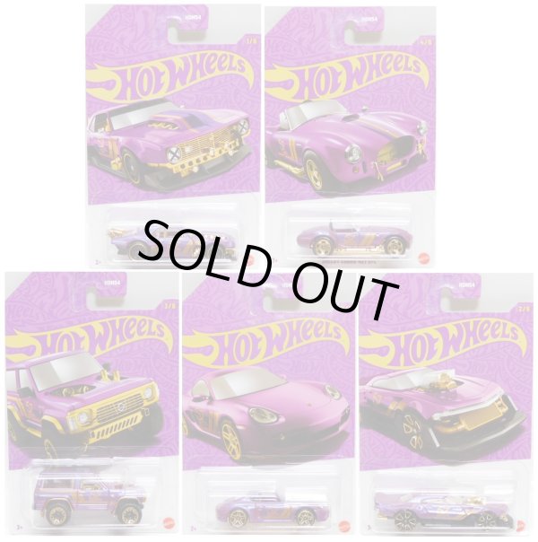画像1: 【US版】2025 HW 57TH ANNIVERSARY PEARL & CHROME SERIES2【5種セット】NISSAN PATROL CUSTOM/CUSTOM '68 CAMARO/SHELBY COBRA 427 S/C/PORSCHE CAYMAN S/MAD SPEEDER (予約不可)