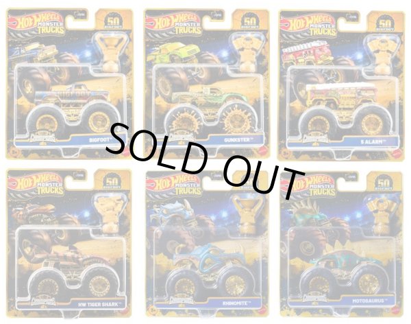 画像1: 【仮予約】PRE-ORDER - 2025 HW MONSTER TRUCKS! 【トロフィーチャンピオン Dアソート (6個入り）】(2025年9月上旬入荷予定）