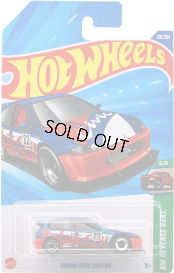 画像1: 【仮予約】PRE-ORDER - 【ホンダ シビック カスタム (国内流通版/裏面日本語)】BLUE-RED(2025年10月初旬入荷予定）