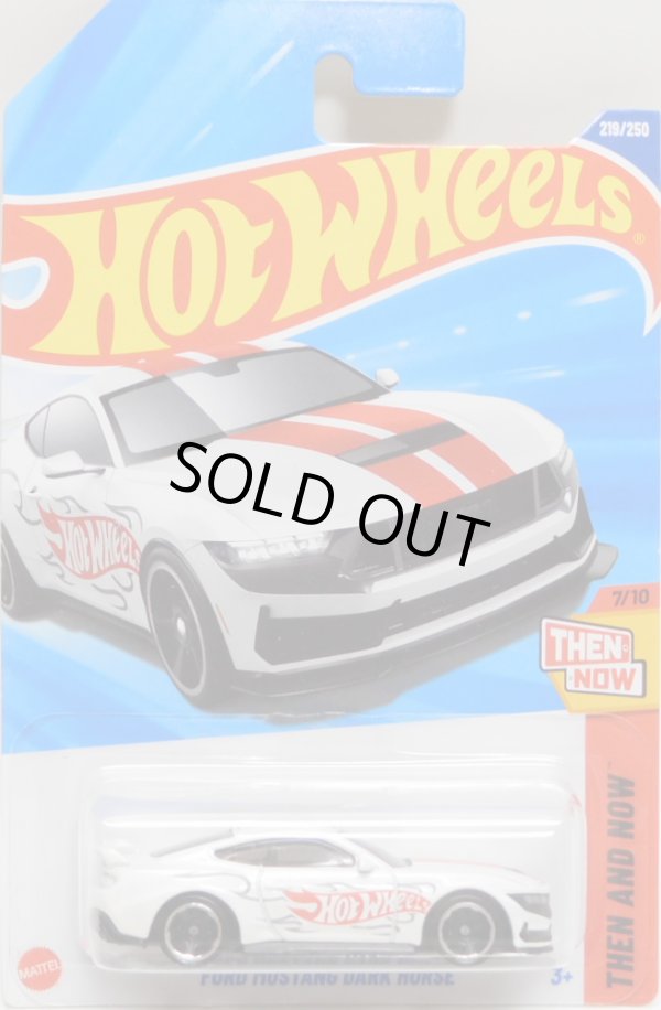 画像1: 【FORD MUSTANG DARK HORSE】WHITE (HOT WHEELS TAMPO)