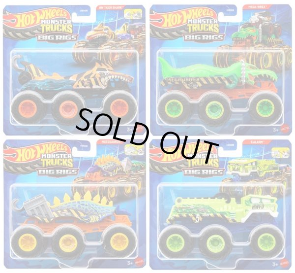画像1: 【仮予約】PRE-ORDER - 2025 HW MONSTER TRUCKS! 【モンスタートラック トランスポーター Hアソート (4個入り）】(2025年10月下旬入荷予定）
