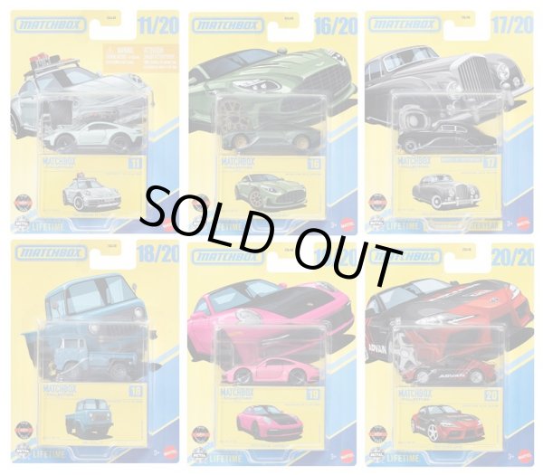 画像1: 【仮予約】PRE-ORDER - 2025 MATCHBOX COLLECTORS【"D"アソート 8個入り】2023 ポルシェ 911 ラリー/2023 アストンマーチン DB12/1954 ベントレー R-タイプ コンチネンタル/1961 ジープ FC/2020 ポルシェ カレラ 4S/2023 トヨタ スープラ(2025年10月下旬入荷予定）