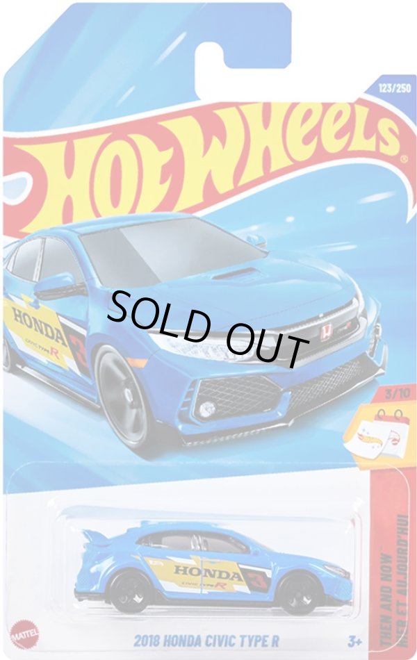 画像1: 【仮予約】PRE-ORDER - 【2018 ホンダ シビック タイプR (国内流通版/裏面日本語)】BLUE(2025年10月末入荷予定）