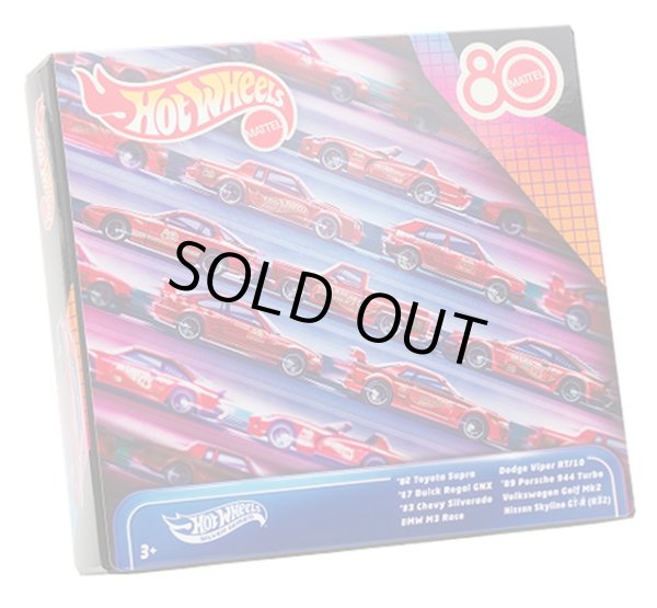画像1: 【仮予約】PRE-ORDER - 2025【ホットウィール マテル80周年 8パック】'82 Toyota Supra/Dodge Viper RT/10 /'87 Buick Regal GNX/'89 Porsche 944 Turbo/'83 Chevy Silverado/Volkswagen Golf Mk2/BMW M3 Race/Nissan Skyline GT-R (R32) (2025年11月上旬入荷予定）(ショートした場合は先着順となります)