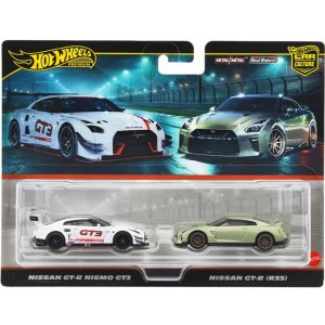 画像: 【仮予約】PRE-ORDER - 2025 HW CAR CULTURE "PREMIUM 2PACK" 【日産 GT-R ニスモ GT3 / 日産 GT-R (R35)】WHITE/LT.OLIVE/RR(2025年11月上旬入荷予定）