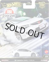画像: 【仮予約】PRE-ORDER - 2025 HW CAR CULTURE "ローニン・ランII" 【'07 ホンダ シビック タイプR】WHITE/RR(2025年11月下旬入荷予定）