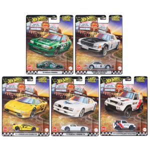 画像: 【仮予約】PRE-ORDER  - 2025 HW BOULEVARD 【Dアソート 5種セット】'94 日産 プリメーラ/'80 メルセデス・ベンツ 500 SLC ラリー/'95 ランボルギーニ ディアブロ SV/'77 ポンティアック ファイヤーバード TA/三菱 パジェロ エボリューション(2025年11月末入荷予定）