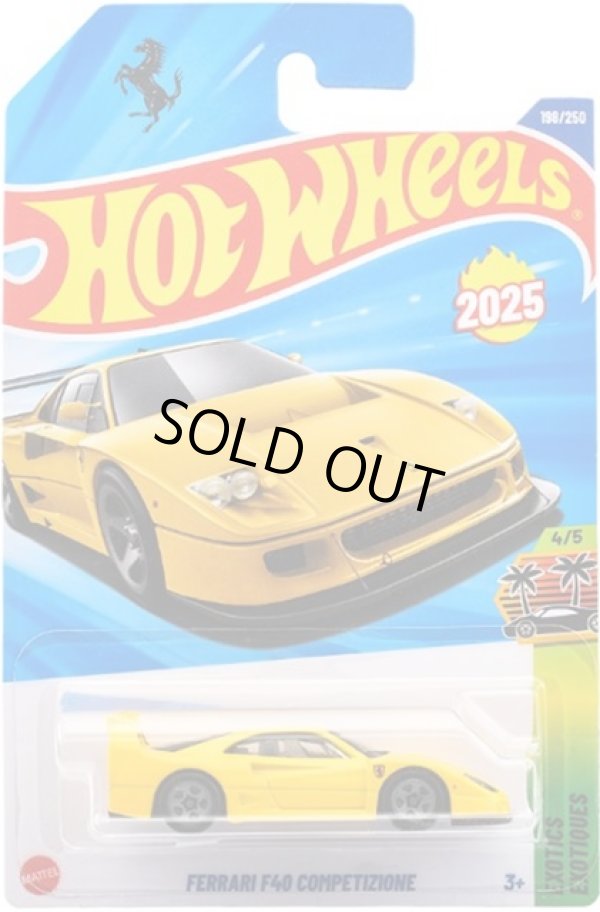 画像1: 【仮予約】PRE-ORDER - 【フェラーリ F40 コンペティツィオーネ (国内流通版/裏面日本語)】YELLOW(2025年12月初旬入荷予定）
