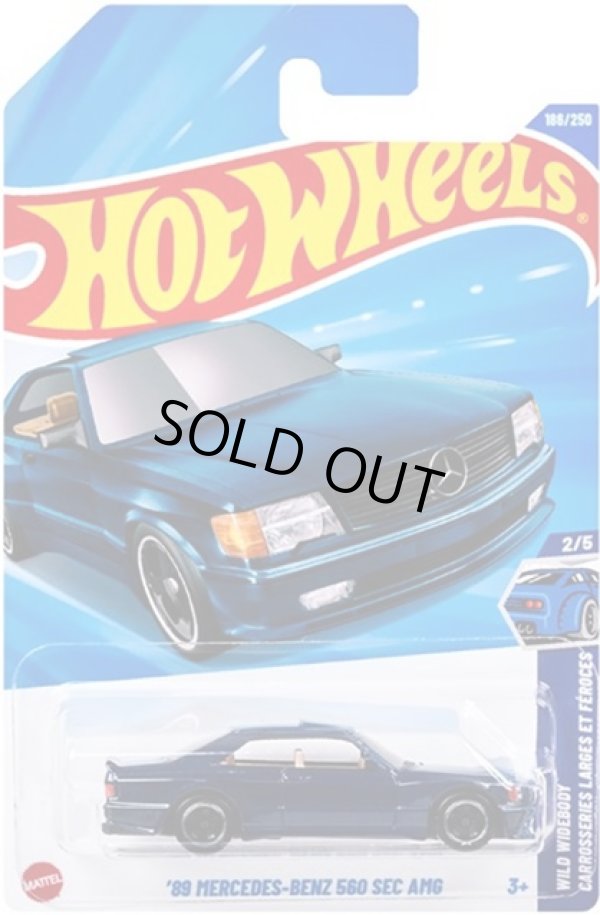 画像1: 【'89 メルセデス・ベンツ 560 SEC AMG (国内流通版/裏面日本語)】DK.BLUE