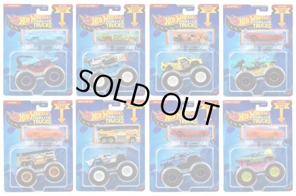 画像1: 【仮予約】PRE-ORDER - 2025 HW MONSTER TRUCKS! 【モンスタートラック + ダイキャストカー アソートメント (8個入り）】（お取り置き不可）(2025年12月上旬入荷予定）