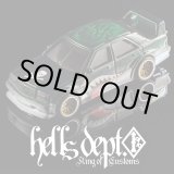 画像: HELLS DEPT 2025 - DOUBLE LOSER[S] 【SHARKMOUTH MERCEDES-BENZ 190E EVO2 (カスタム完成品）】BLACK-GREEN/RR （送料サービス適用外）