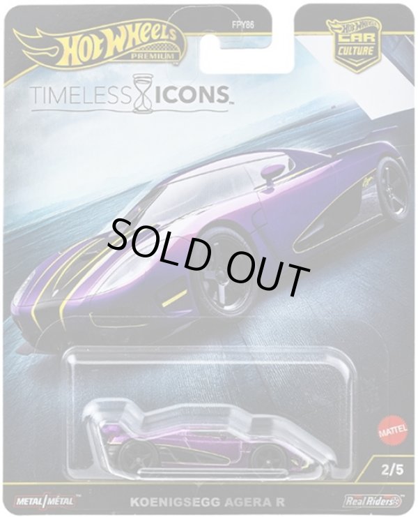画像1: 【仮予約】PRE-ORDER - 2025 HW CAR CULTURE "タイムレス アイコンズ " 【ケーニグセグ アゲーラ R】PURPLE/RR(2025年12月中旬入荷予定）