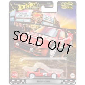 画像: 【仮予約】PRE-ORDER  - 2025 HW BOULEVARD 【フォード RS200】RED/RR (2025年12月中旬入荷予定）