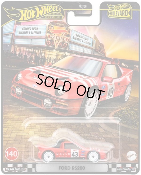 画像1: 2025 HW BOULEVARD 【フォード RS200】RED/RR