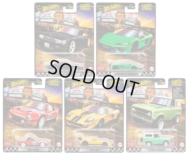 画像1: 2025 HW BOULEVARD 【Eアソート 5種セット】日産 ローレル C33/ランボルギーニ テメラリオ/フォード RS200/フォードGT/'75 フォード ブロンコ