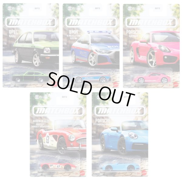 画像1: 【仮予約】PRE-ORDER  - 2026 MATCHBOX【テーマ アソート - ヨーロッパ " L"アソート 5種セット】1975 オペル カデット/2023 BMW i4 ポリス セダン/ポルシェ ケイマン/1963 オースチン ヒーレー ロードスター/ポルシェ 911 カレラ カブリオレ(2026年1月末入荷予定）